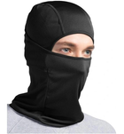 Универсальная термоактивная балаклава маска Черный (Alop) надежная защита от холода и ветра для максимального комфорта и невидимости - изображение 1