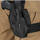 Кобура для пістолета стегнова Mil-Tec Чорний (Alop) надійне і зручне зберігання вашої зброї ефективний захист максимальний комфорт для носіння і швидкого доступу до зброї - зображення 5