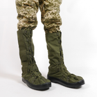 Тактические Гамаши, Размер L(42-45) Бахилы Утепленные Военные для Обуви Дождевые для Защиты Хаки - изображение 4