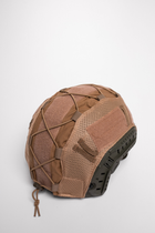 Тактический Кавер для Шлема FAST Размер M Койот с сеткой с обеих сторон Маскировочный Чехол для Шлема - изображение 6