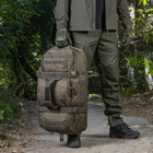 Сумка-рюкзак M-Tac Green 55 литров, тактическая сумка, военный рюкзак олива M-Tac, сумка-рюкзак (SK-1391) - изображение 5