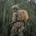 Рюкзак тактический военный M-Tac Mission Pack Laser Cut Coyote, Штурмовой рюкзак для военных ВСУ 27 л (SK-1170) - изображение 4