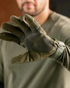 Тактические Перчатки Tactical Gloves PRO закрытые рукавицы олива размер L - изображение 5