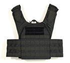 Чехол бронежилета ЗСО Plate Carrier Black (725531) - изображение 1