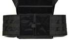 Чехол бронежилета ЗСО Plate Carrier Black (725531) - изображение 2