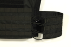 Чехол бронежилета ЗСО Plate Carrier Black (725531) - изображение 3