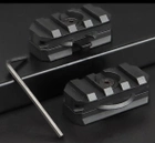 Поворотна планка Пкатінні 360° на бічні рейки шолома, Black (2 шт) - зображення 1
