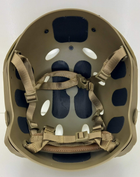 Страйкбольний шолом FAST PJ-type Black отвори овальні (Airsoft / Страйкбол) - зображення 5