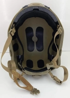 Страйкбольный шлем Future Assault Helmet без отверстий Black (Airsoft / Страйкбол) - изображение 2