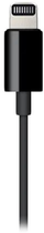 Кабель Apple Lightning to 3.5 mm Audio Cable (1.2m) Black (MR2C2) - зображення 2