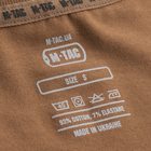 M-Tac футболка 93/7 Coyote Brown, армійська футболка койот S, тактична футболка чоловіча, військова футболка - зображення 3