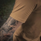 M-Tac футболка 93/7 Coyote Brown, армійська футболка койот S, тактична футболка чоловіча, військова футболка - зображення 6