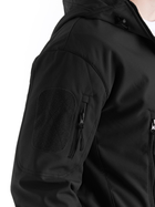 Тактична зимова куртка Eagle Soft Shell WJ-17 з флісом Black L - зображення 5