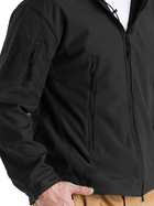 Тактична зимова куртка Eagle Soft Shell WJ-17 з флісом Black L - зображення 6