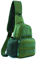 Тактическая армейская мужская сумка-слинг Survival 5904555954359 хаки - изображение 3