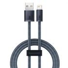 Кабель для зарядки Baseus CALD000416 Dynamic Series Fast Charging USB to Lightning 2.4A, 1 м, Slate Gray