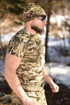 Тактическая мужская футболка 52 размер XL военная армейская хлопковая футболка цвет пиксель для ВСУ 27-117 - изображение 7