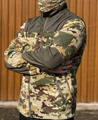 Тактическая теплая флисовая кофта мультикам ВСУ кофта на змейке военная флиска для военных 50 размер 24-50 - изображение 5