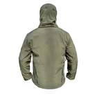 Куртка софтшелл олива тактична куртка Soft Shell непромокальна армійська куртка для військових розмір 2XL - зображення 4