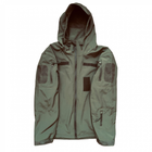 Куртка софтшелл олива тактична куртка Soft Shell непромокаюча армійська куртка для військових розмір L - изображение 6