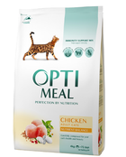 Сухой корм для кошек Optimeal Cat Adult Chicken