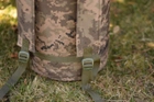 Військовий баул на 35 літрів армійський ЗСУ тактичний сумка рюкзак похідний колір піксель - зображення 5