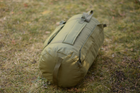 Військовий баул на 35 літрів армійський ЗСУ тактичний сумка рюкзак баул похідний для речей колір олива/хакі - зображення 9