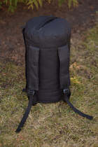 Военный баул на 35 литров армейский ВСУ тактический сумка рюкзак баул походный для вещей цвет черный - изображение 9