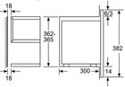 Kuchenka mikrofalowa do zabudowy BOSCH BFR 634 GW1 - obraz 6