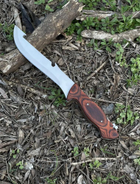 Туристический набор ножей для выживания и кемпинга 4в1 многофункциональный Охотничий нож пила топор - изображение 7
