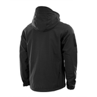 M-Tac куртка Soft Shell Black чоловіча, тактична куртка Soft Shell, Військова куртка демісезонна чорна - зображення 3