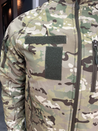 Куртка тактична зимова Softshell, Wolftrap, Мультикам, розмір 3XL, тепла зимова куртка для військових софтшел - зображення 6