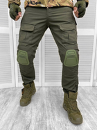 Військові штани L IDOGEAR G3 Оливковый тактичні для військових з наколінниками - зображення 1