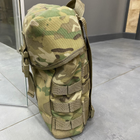 Тактический подсумок-рюкзак сухарный с Молли, Мультикам, сумка сухарная тактическая, сумка сухарка армейская - изображение 3