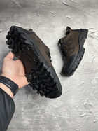 Мужские тактические коричневые кроссовки из высококачественного натурального нубука размер 41 - изображение 5