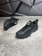 Мужские тактические черные кроссовки из высококачественного натурального нубука размер 43 - изображение 2