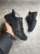 Мужские тактические черные кроссовки из высококачественного натурального нубука размер 43 - изображение 4