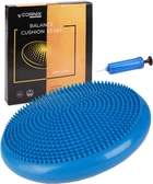 Балансировочная подушка-диск Cornix 33 см сенсомоторная массажная XR-0054 Blue