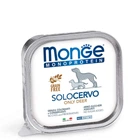 Влажный корм для собак Monge Dog Solo 100% с олениной