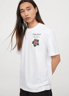Футболка чоловіча H&M біла S (0684021)