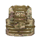 Жилет тактичний AOKALI Outdoor А56 (Camouflage CP) захисний камуфляжний на липучках - зображення 5