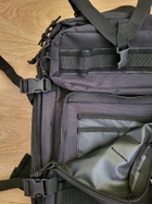 Тактический штурмовой военный рюкзак Assault Belt M-08 Oxford 600D 50 литров Черный - изображение 3