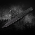 Нож нескладной Тактический Военный со стеклобоем Сверхтвердая сталь MD74 - изображение 3