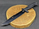 Нескладний тактичний ніж Tactic туристичний мисливський армійський ніж з чохлом (AK-924) - зображення 2