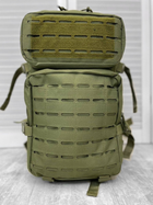 Рюкзак штурмовой 45Л Cordura1000D (олива) водонепроницаемый с мягкой спинкой и системой MOLLE - изображение 3
