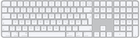 Клавіатура бездротова Apple Magic Keyboard з Touch ID і цифровою панеллю Bluetooth German (MK2C3D/A) - зображення 1