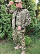 Куртка летняя влагоустойчивая с капюшоном пиксель soft-shell, Куртка пиксель,Тактическая военная ветровка ВСУ 46р. - изображение 10