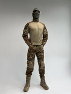 Тактичний військовий костюм з наколінниками Мультикам (Убакс+Штани) 2XL - зображення 1