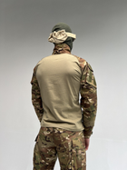 Тактичний військовий костюм з наколінниками Мультикам (Убакс+Штани) 3XL - зображення 4
