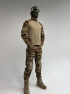 Тактичний військовий костюм з наколінниками Мультикам (Убакс+Штани) 2XL - зображення 2